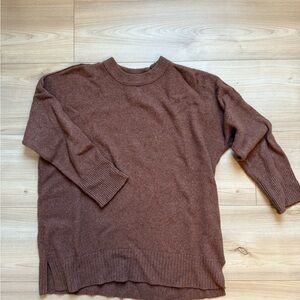 Abercrombie & Fitch Brown Crewneck Sweater